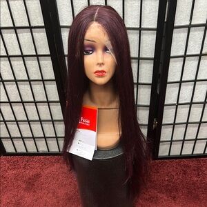 Red Long Straight Hair Wig
